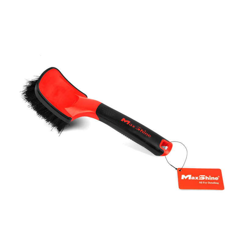 Maxshine Soft Grip Tyre Cleaning Brush-Short Handle