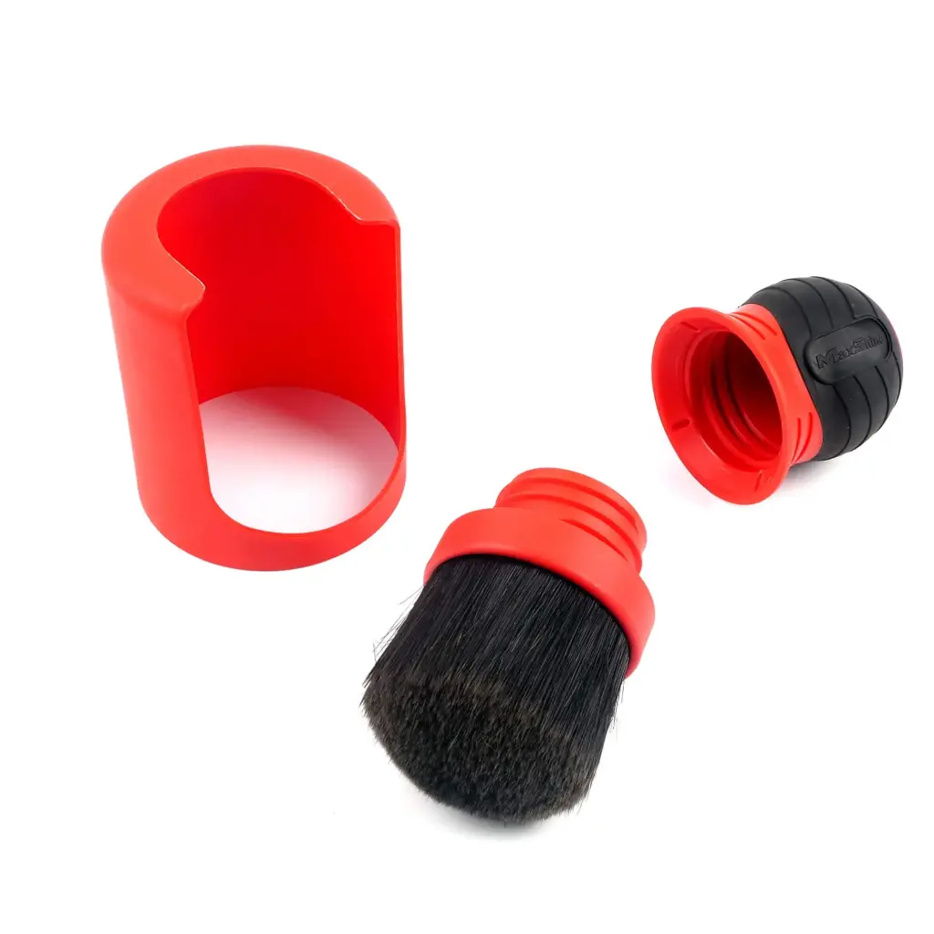 Maxshine Curved Grip XL Detailing Brush - RED