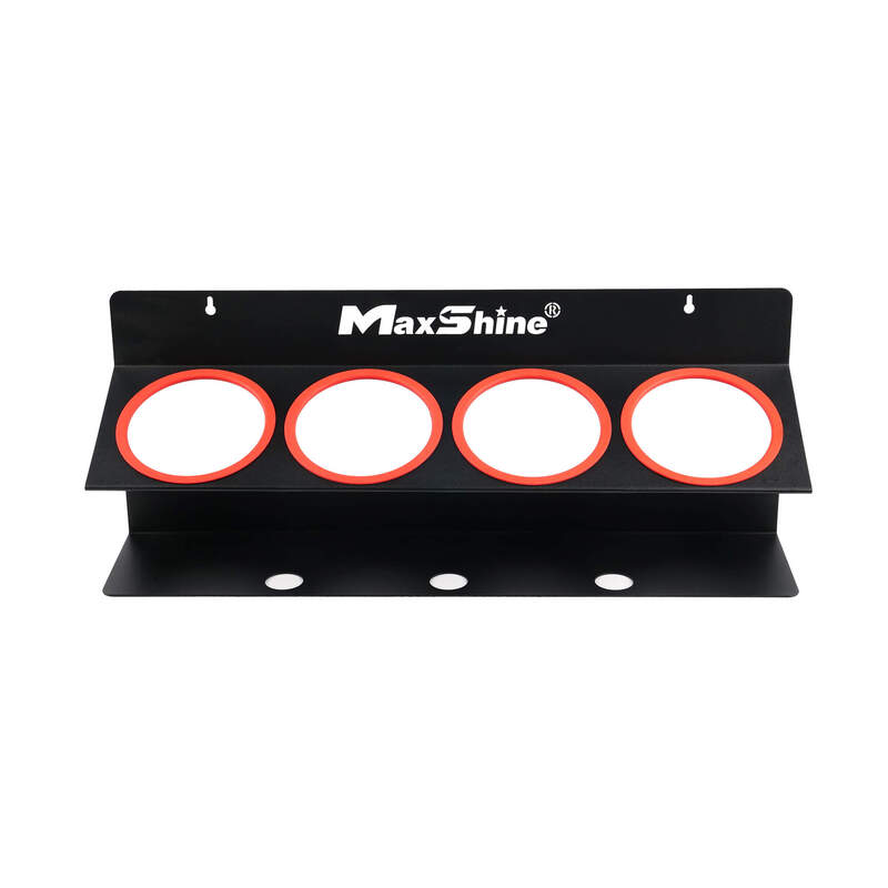 Maxshine Extra Large Wall Mounted Spray Bottle & Compound Holder - 4 Holes