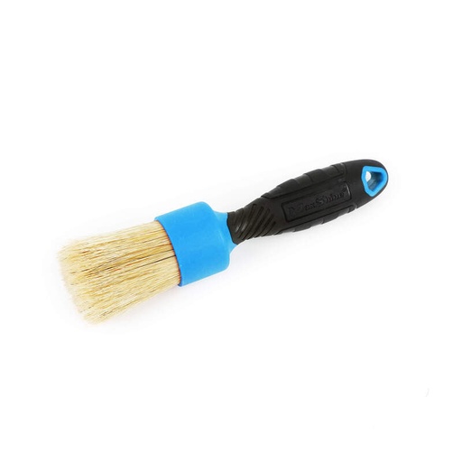 [MS-704626-B] Maxshine Natural Boar's Hair Detailing Stubby Brush - Blue
