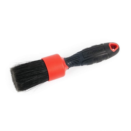 [MS-704626-R] Maxshine Mixed Bristle Detailing Stubby Brush - Red